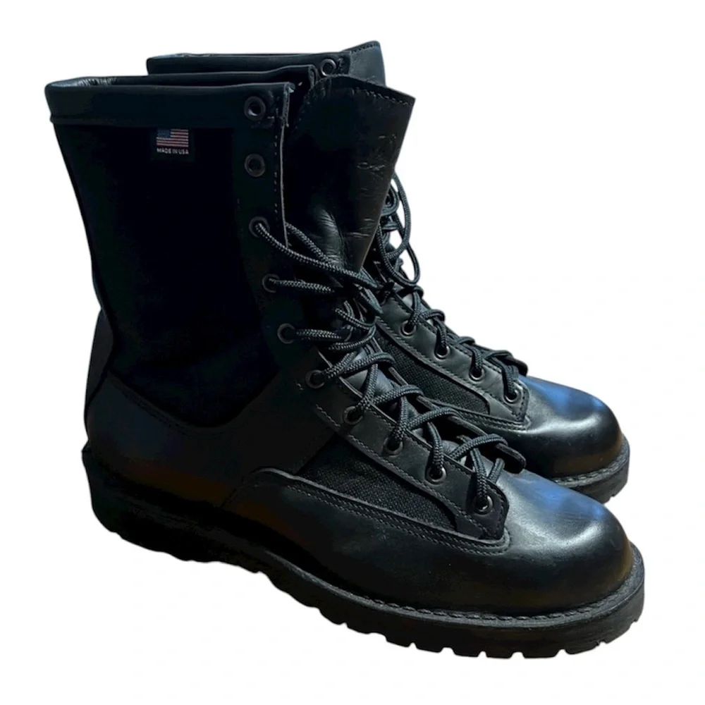 Danner Acadia 8” Black Leather Men's Boots Tactical Boot Line Size 13